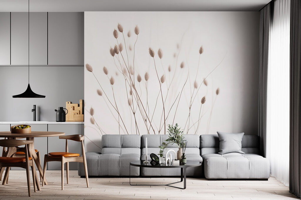 Gramíneas finas com sementes — interior 2