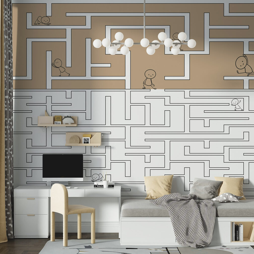Labirintos com figuras — interior 1