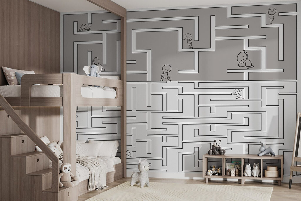 Labirintos com figuras — interior 1