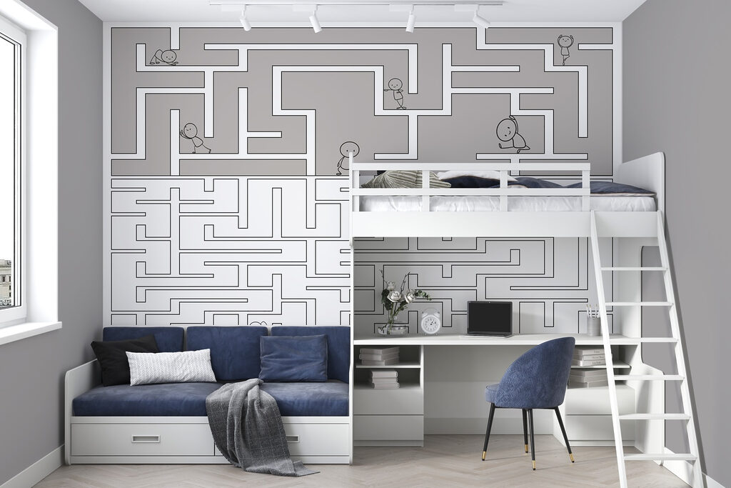 Labirintos com figuras — interior 3