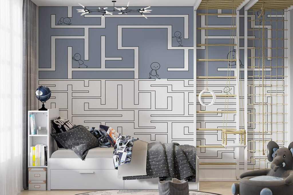 Labirintos com figuras — interior 1
