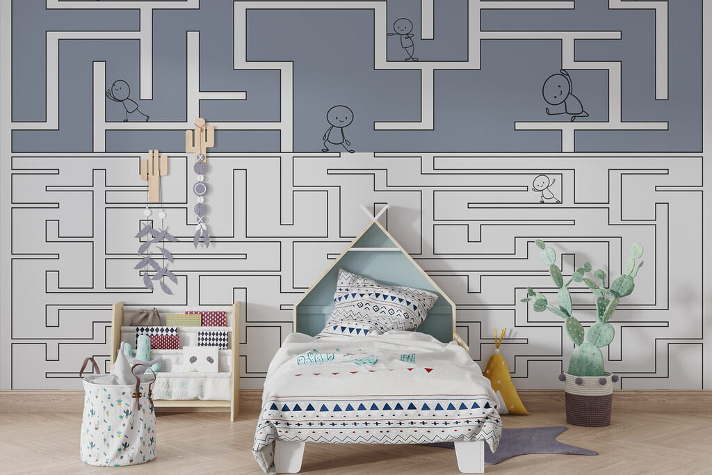 Labirintos com figuras — interior 3
