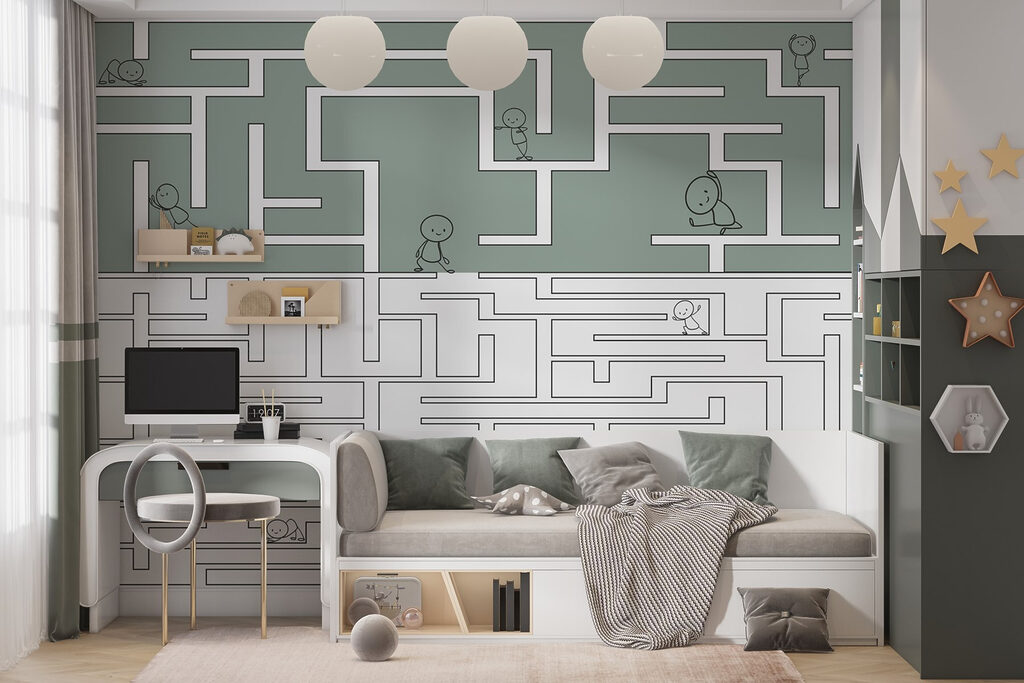 Labirintos com figuras — interior 1