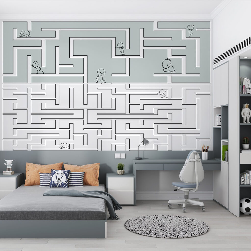 Labirintos com figuras — interior 1