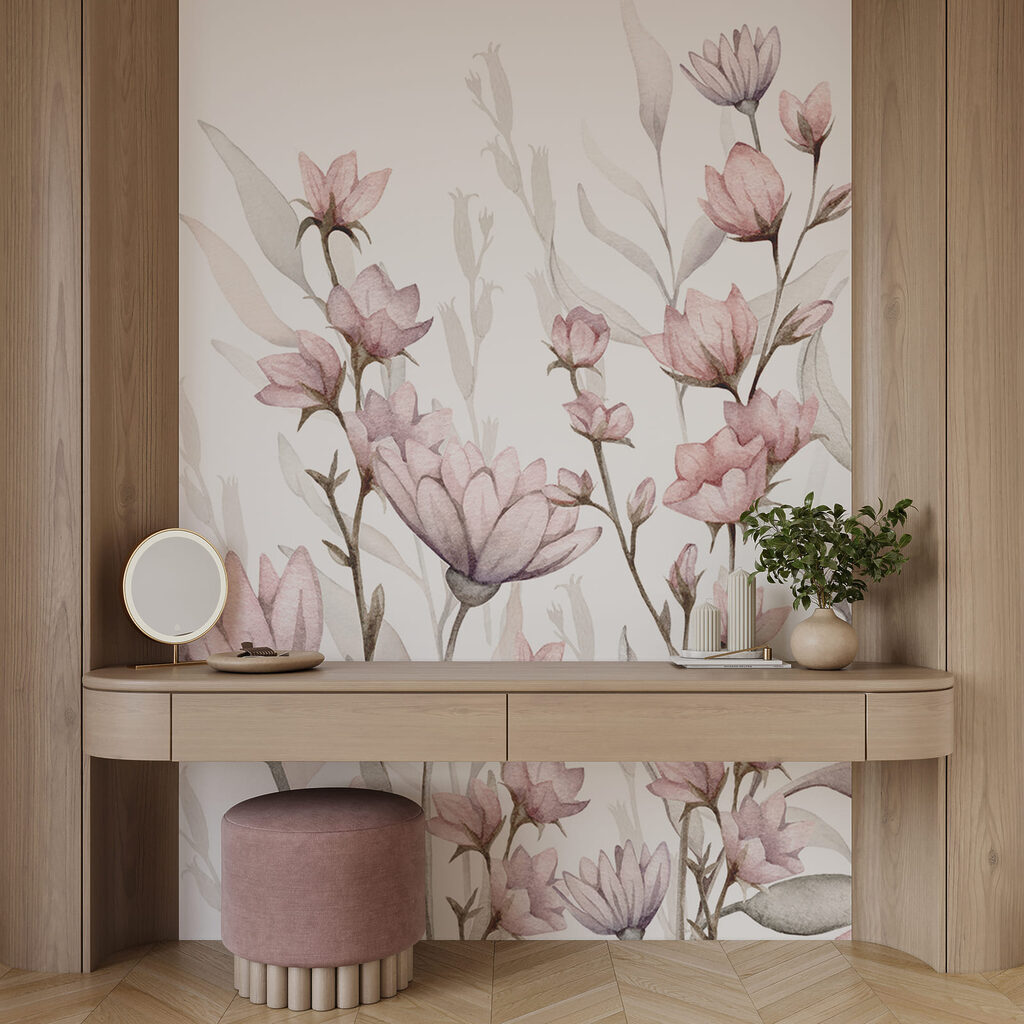 Flores cor-de-rosa delicadas — interior 2
