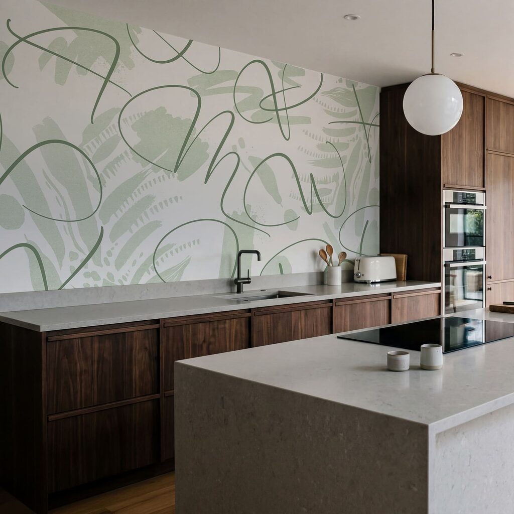 Linhas soltas sobre folhas — interior 2