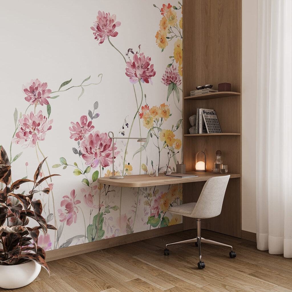 Flores na orla inferior — interior 3
