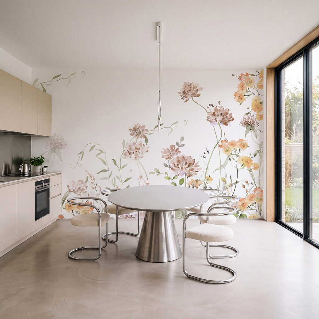 Flores na orla inferior — interior 3