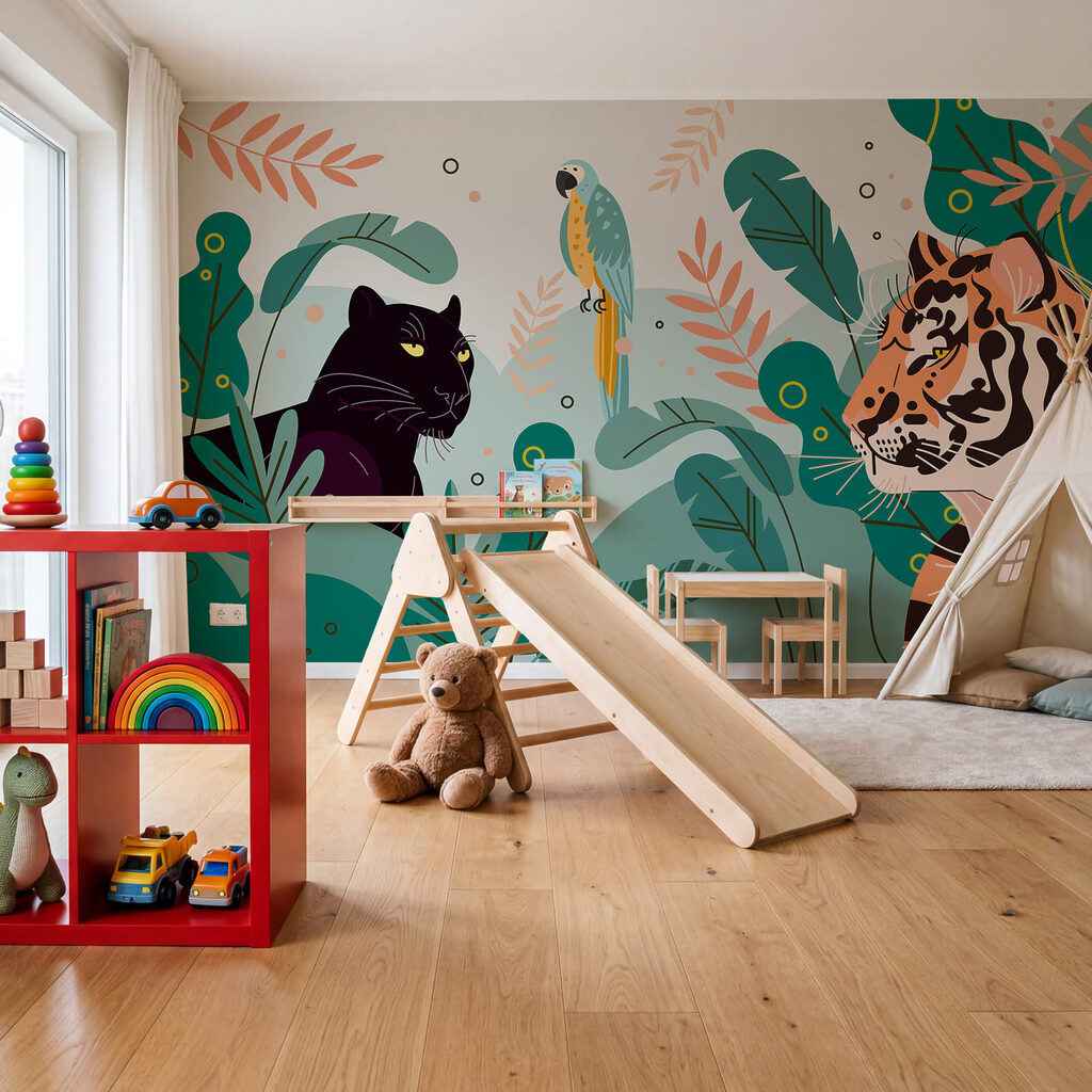 Tigre e pantera negra — interior 2