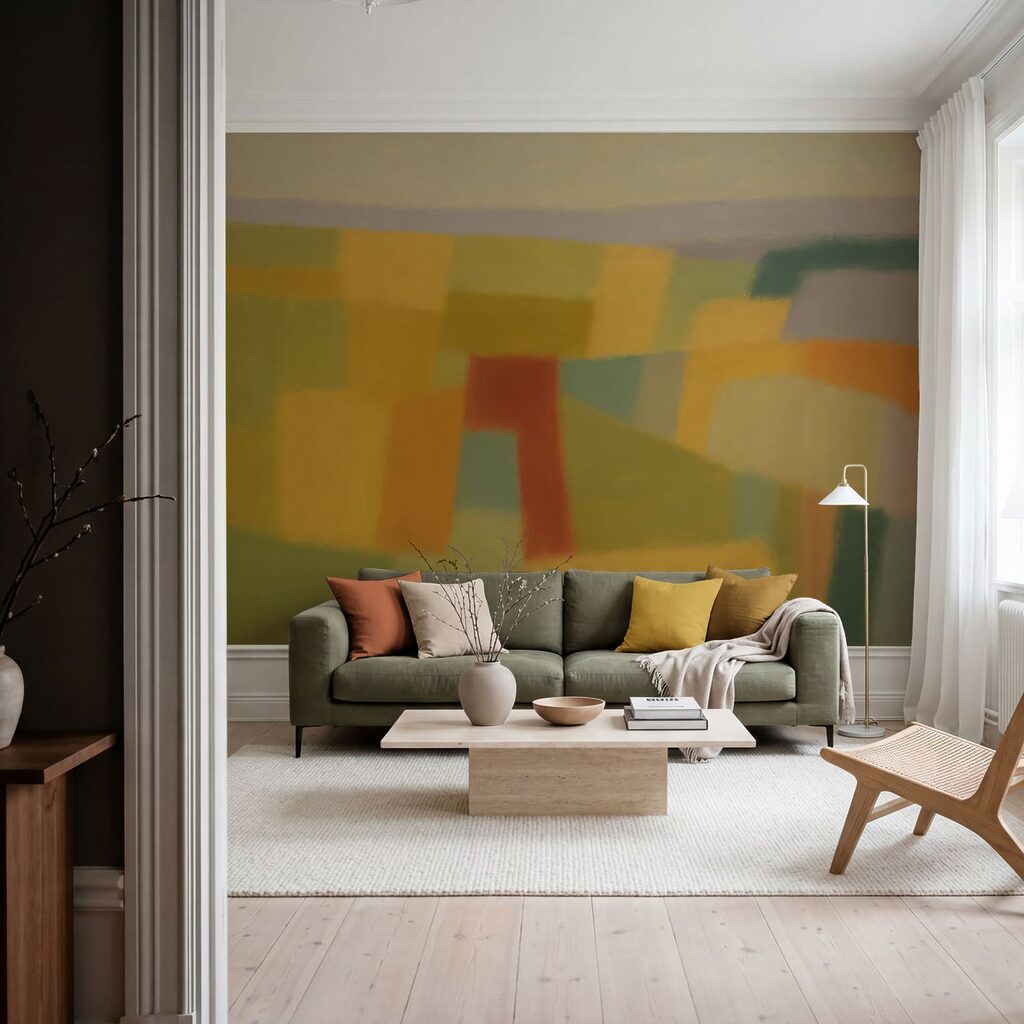 Blocos de cor sobrepostos — interior 1