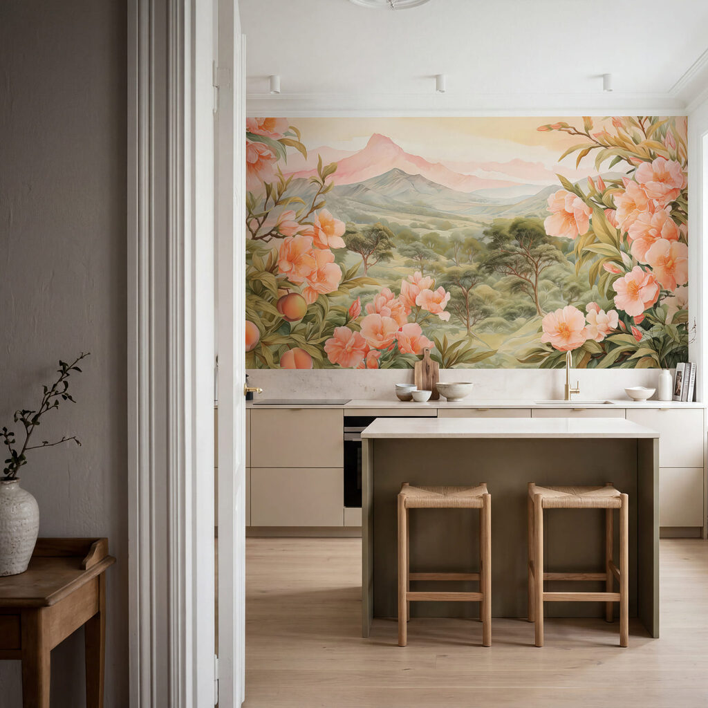Vale verde entre flores — interior 1