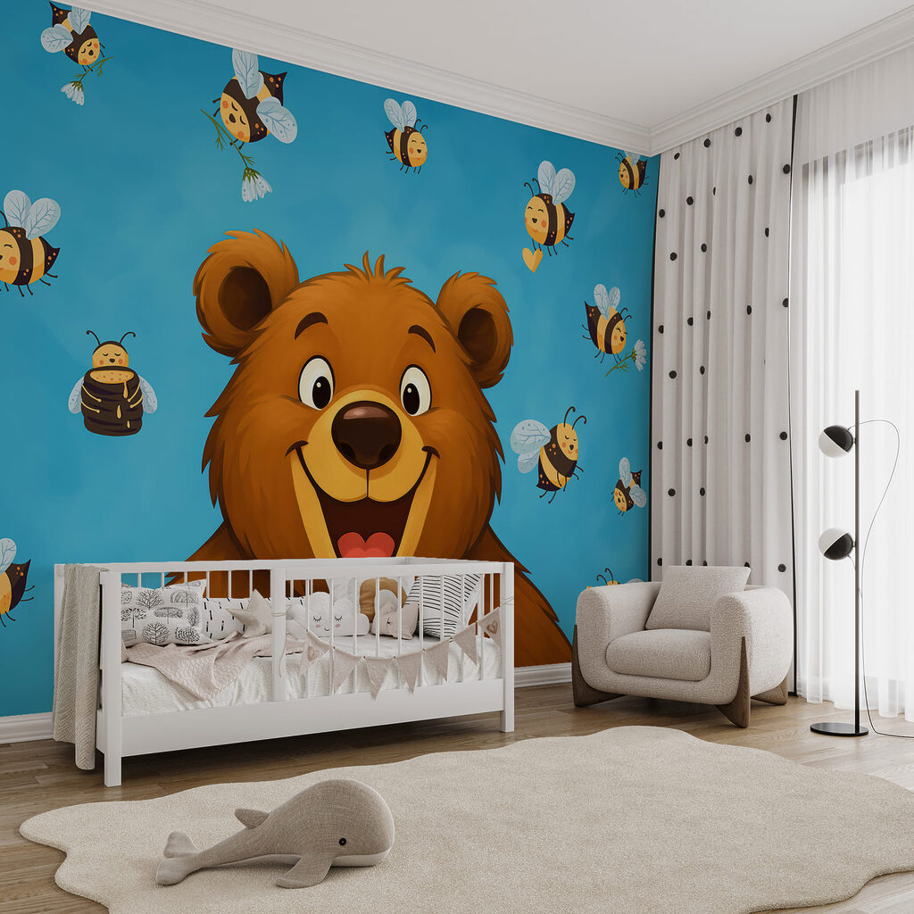 Urso entre abelhas — interior 1