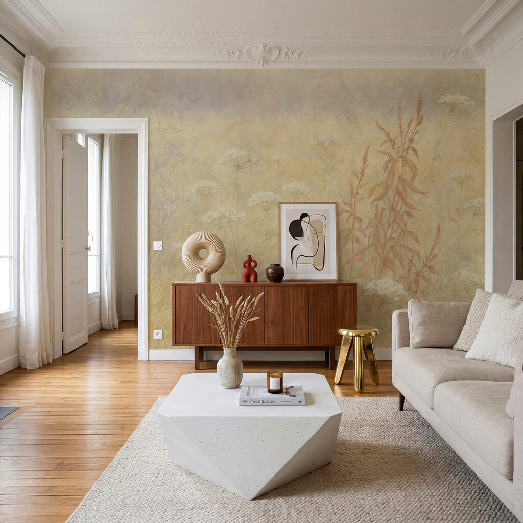 Campo na névoa — interior 1