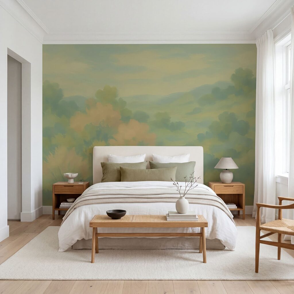 Vale verde em pastel — interior 1
