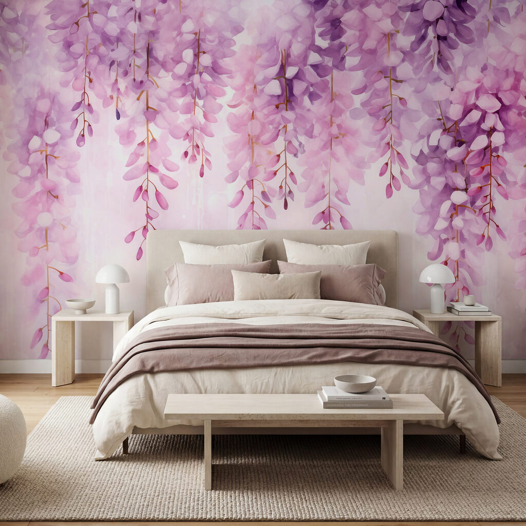 Cachos em flor pendentes — interior 2