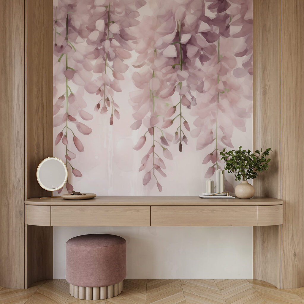 Cachos em flor pendentes — interior 2
