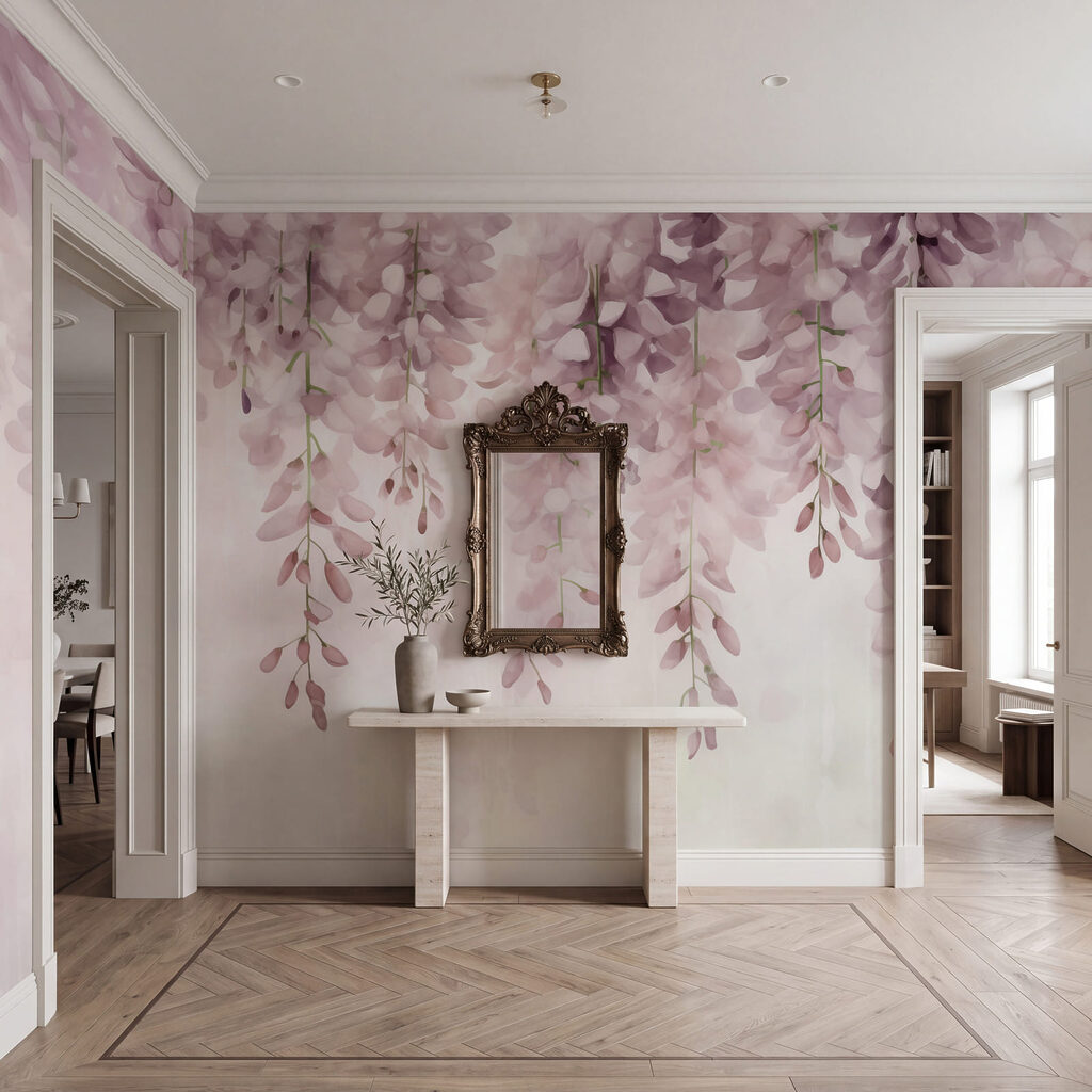 Cachos em flor pendentes — interior 3