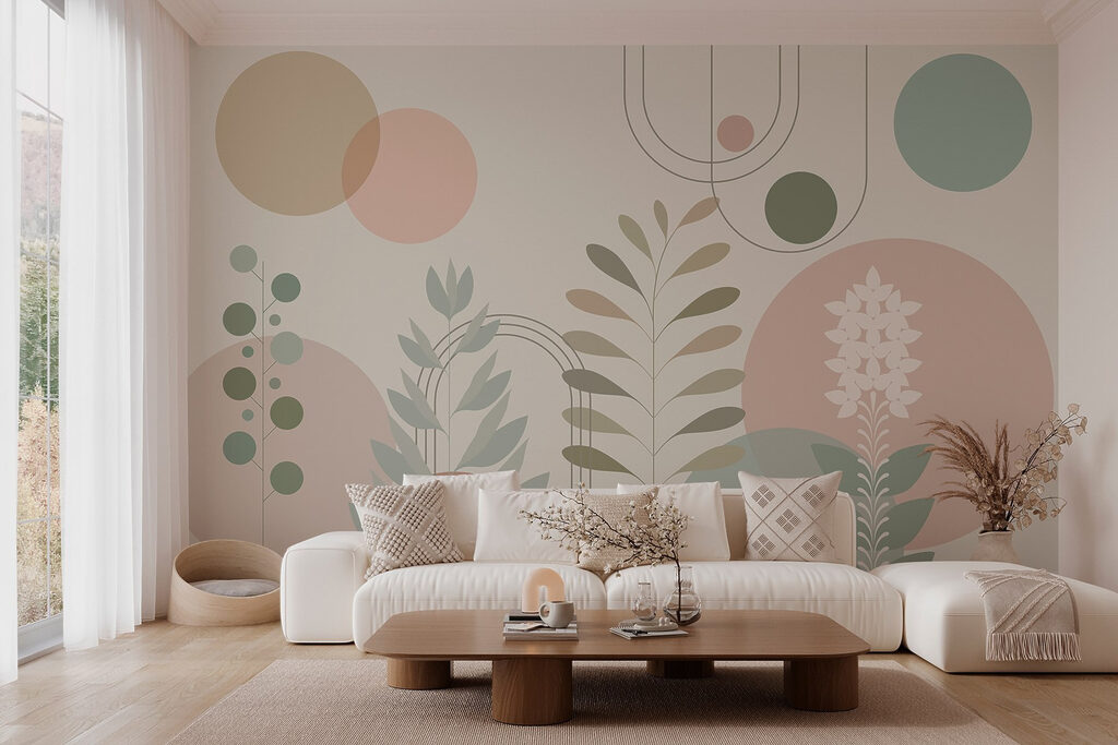 Plantas e círculos calmos — interior 5