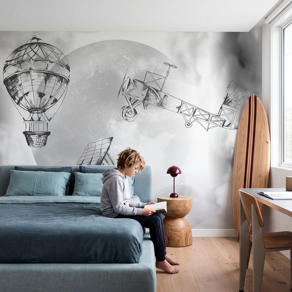 Voar junto à lua — interior 3