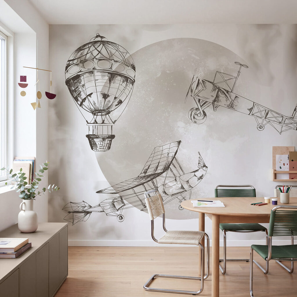 Voar junto à lua — interior 3