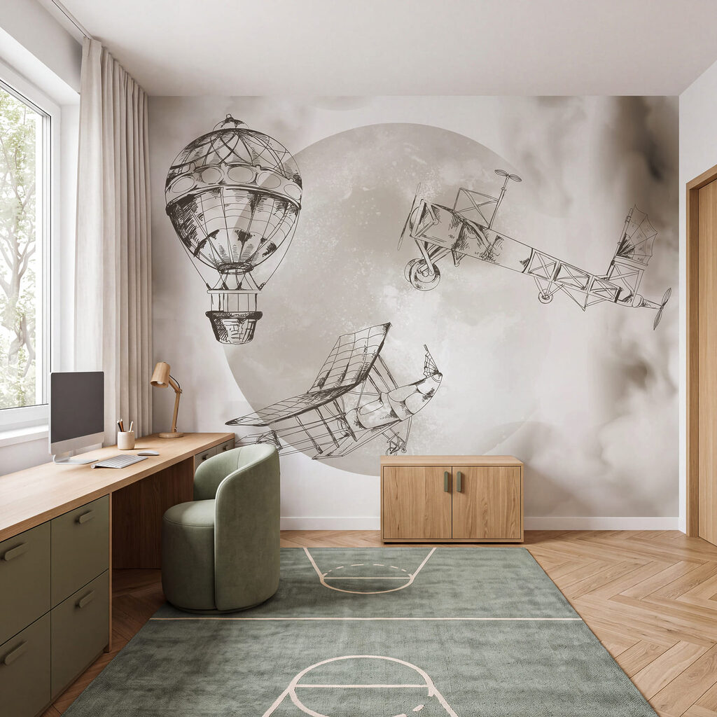 Voar junto à lua — interior 1