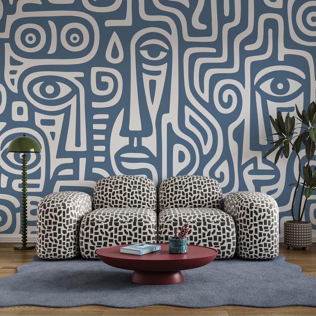 Rostos entre linhas — interior 2