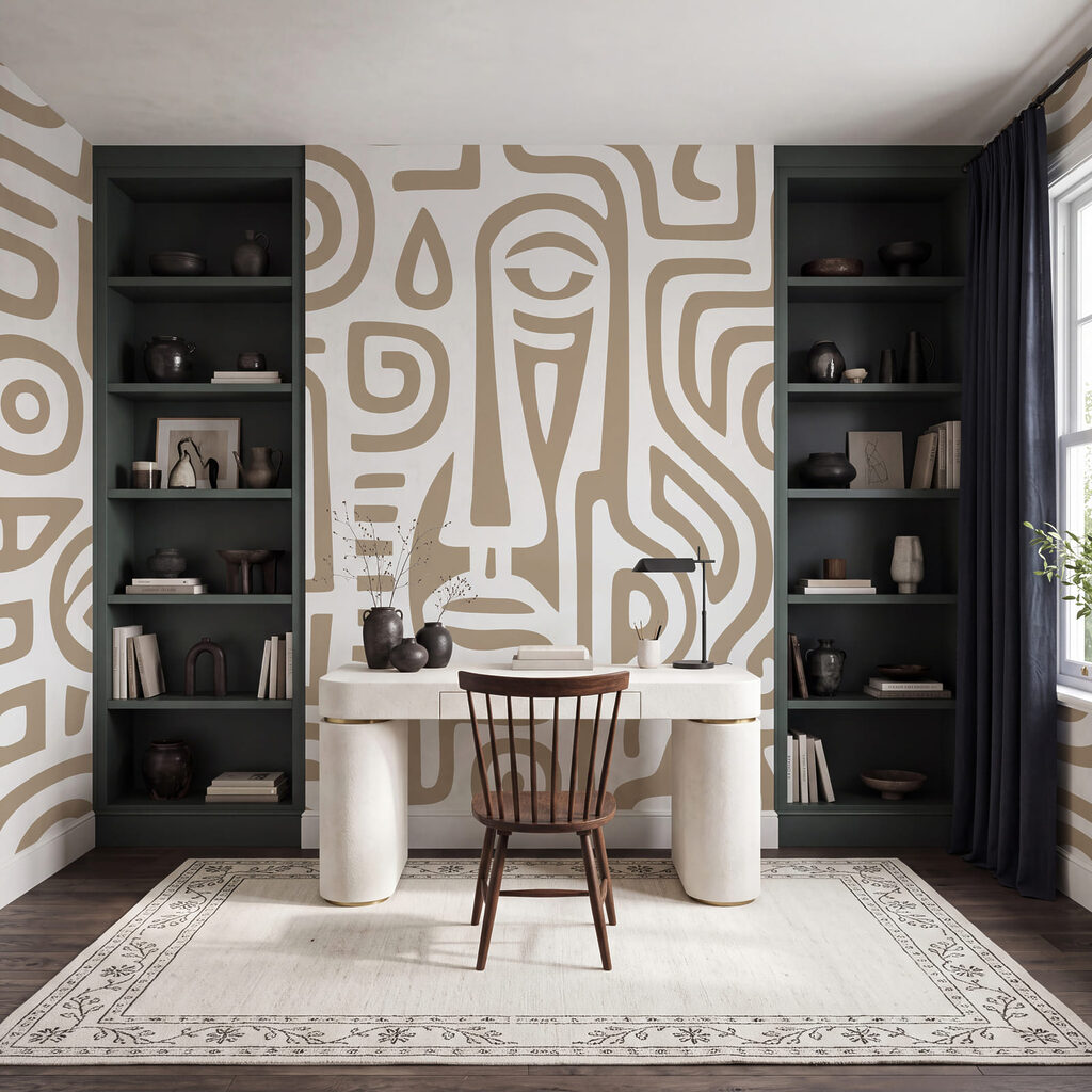 Rostos entre linhas — interior 3