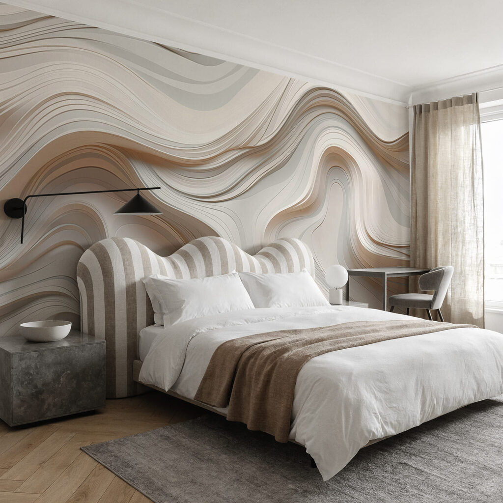 Ondas brancas com sombras — interior 2