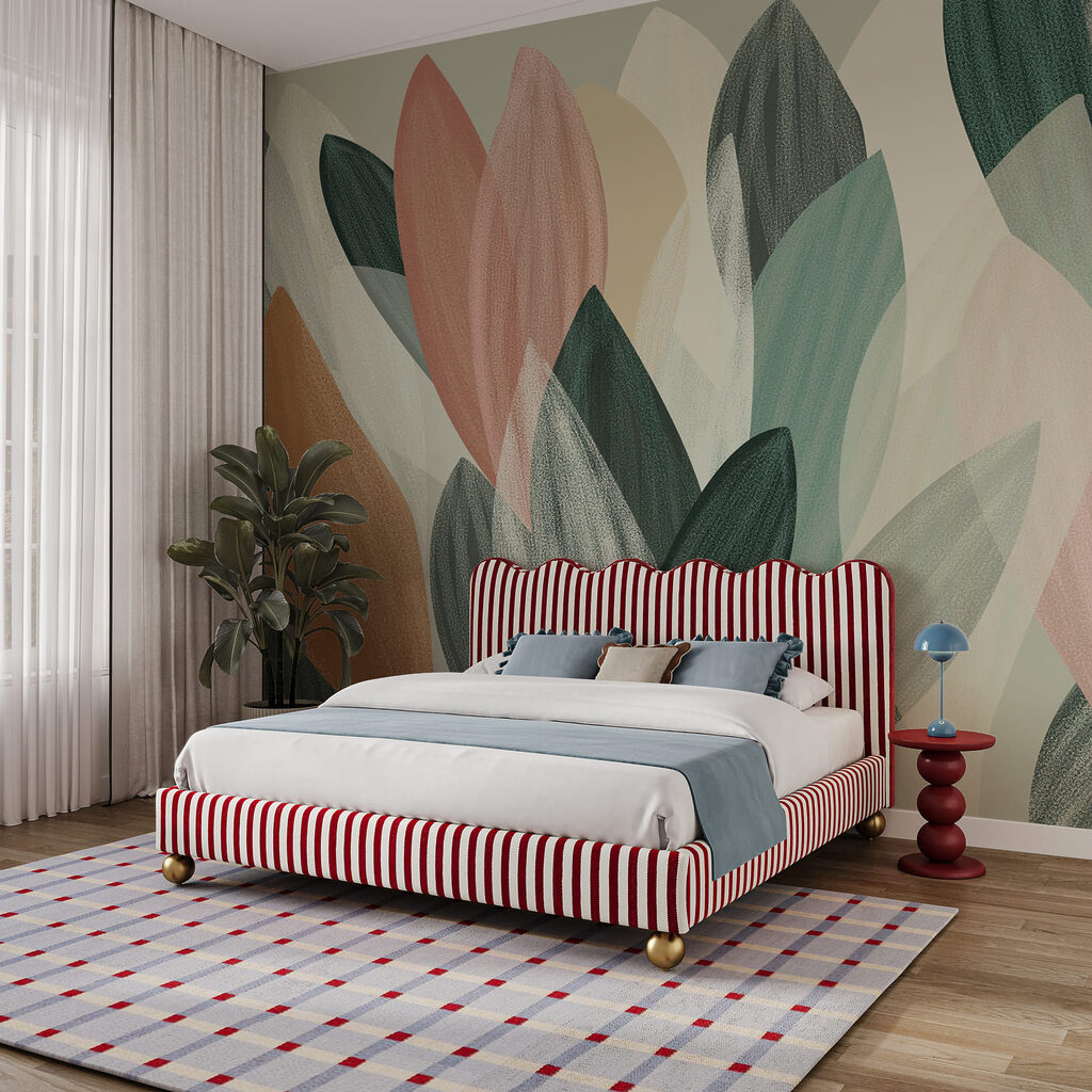 Folhas compridas sobrepostas — interior 2