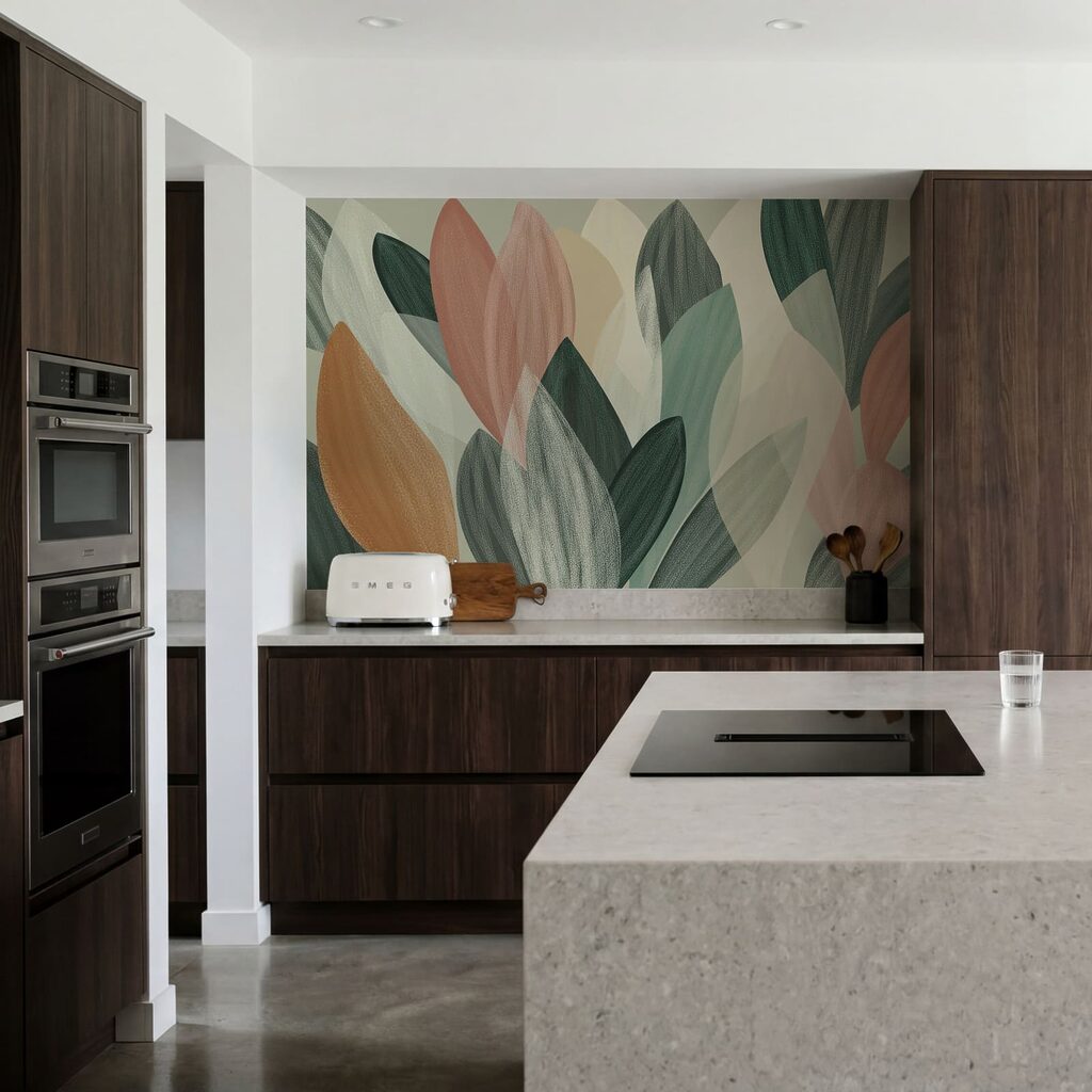 Folhas compridas sobrepostas — interior 3