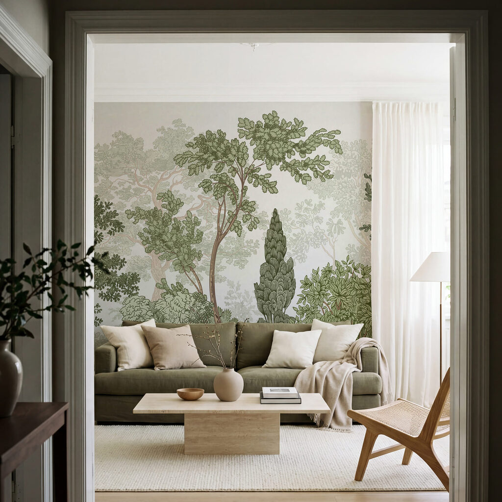 Jardim em linhas finas — interior 2