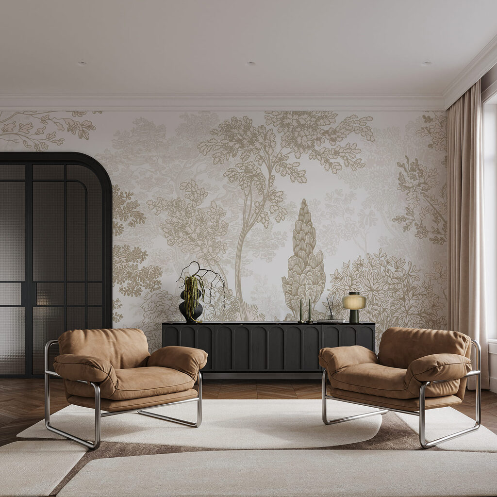 Jardim em linhas finas — interior 3