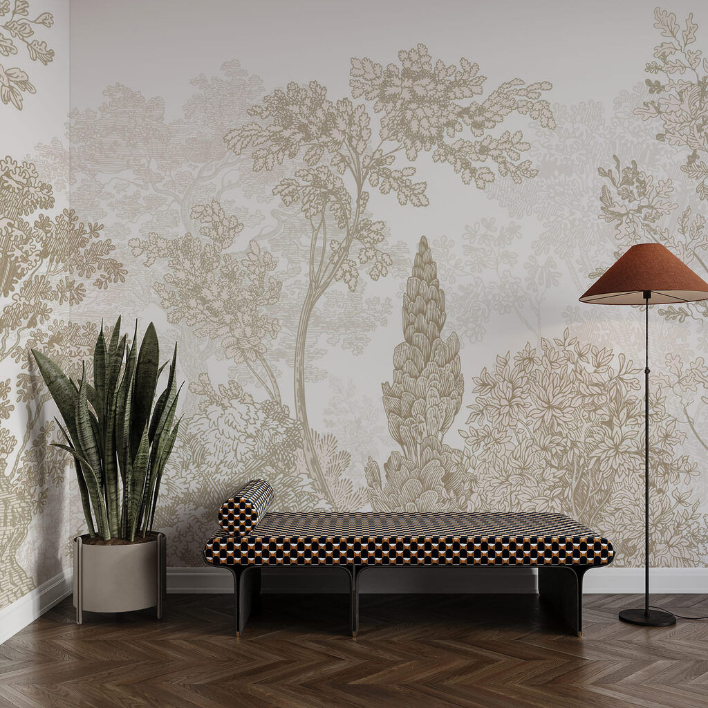 Jardim em linhas finas — interior 1