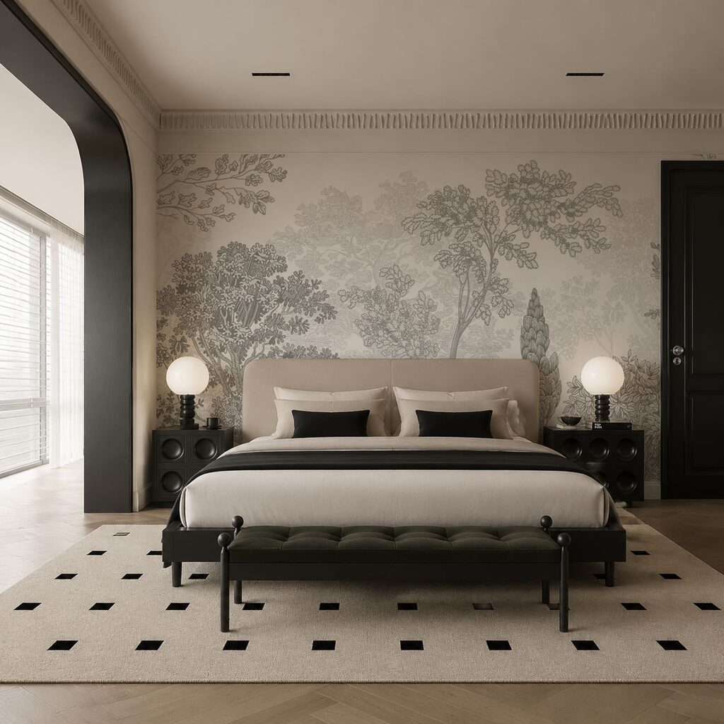 Jardim em linhas finas — interior 2