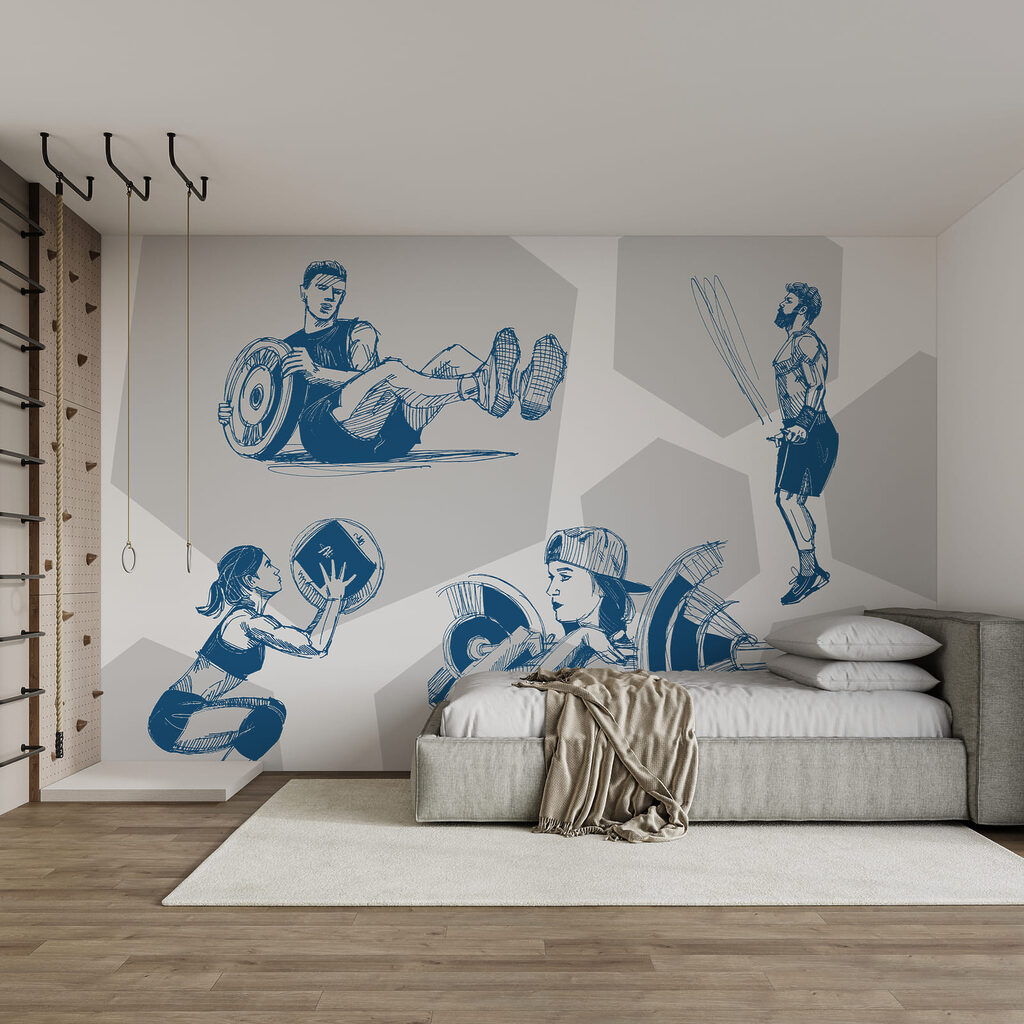 Desportistas em movimento — interior 2