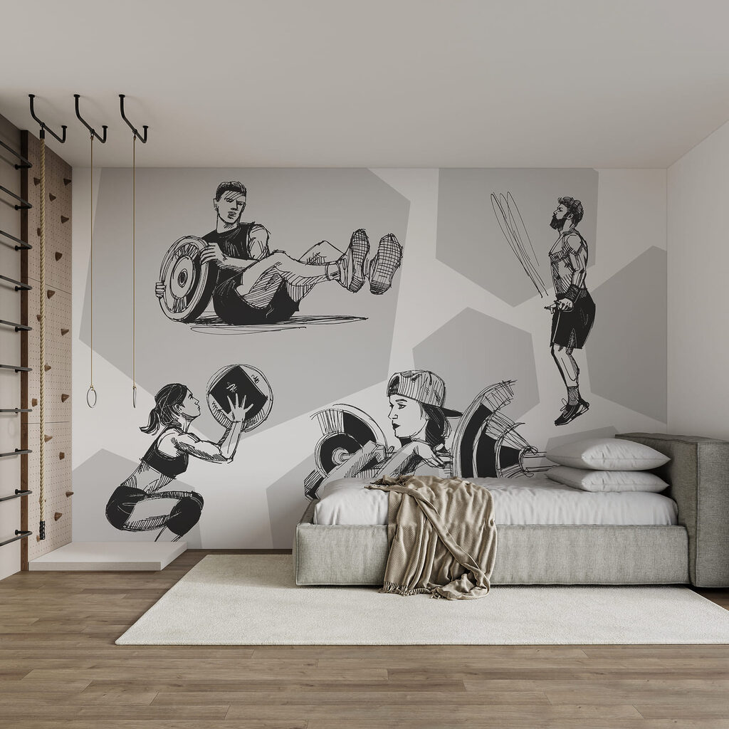 Desportistas em movimento — interior 2