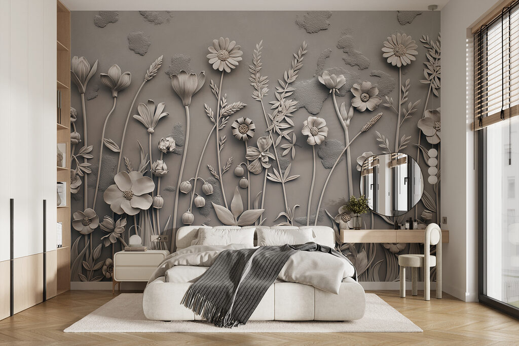 Flores com sombras suaves — interior 1