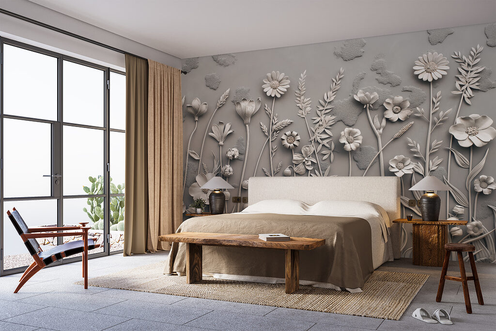 Flores com sombras suaves — interior 2
