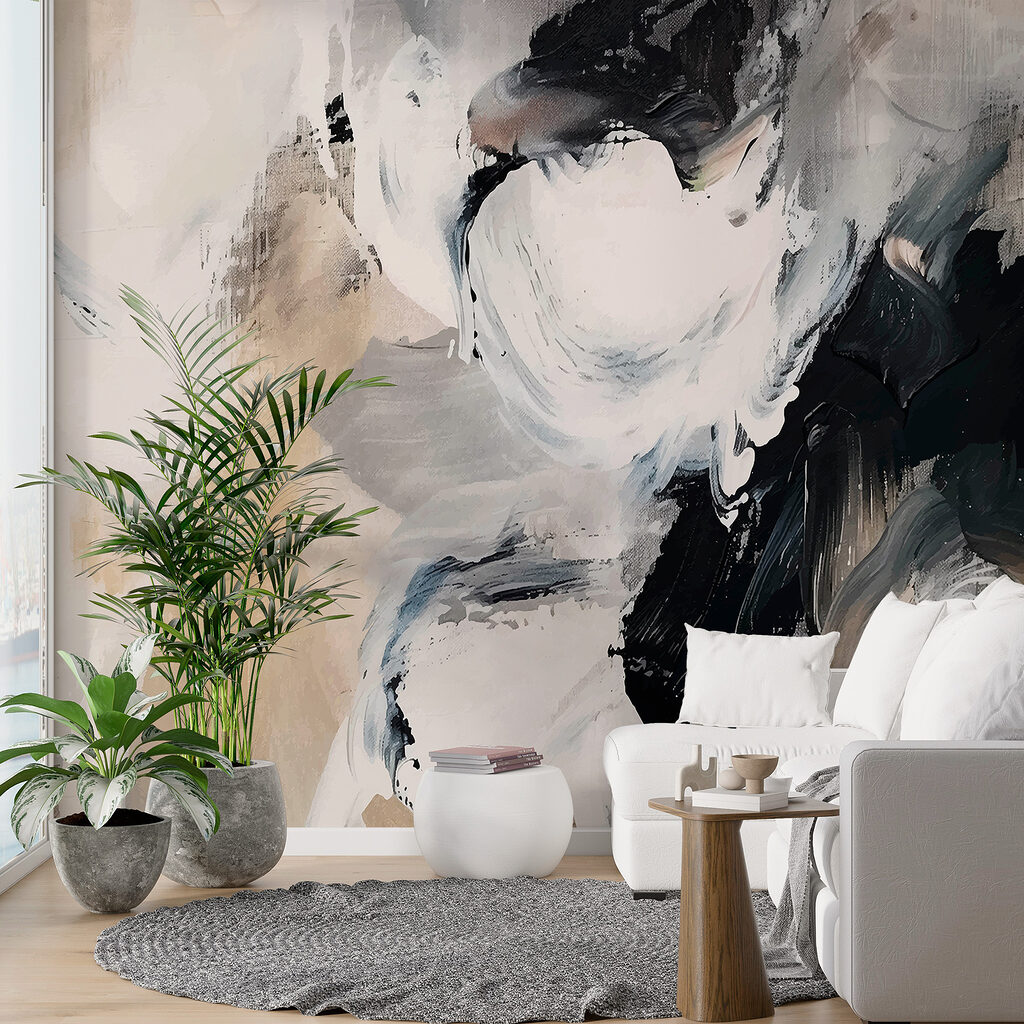 Tinta preta encontra creme — interior 1