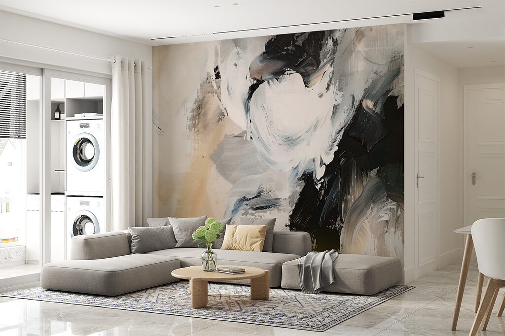 Tinta preta encontra creme — interior 3