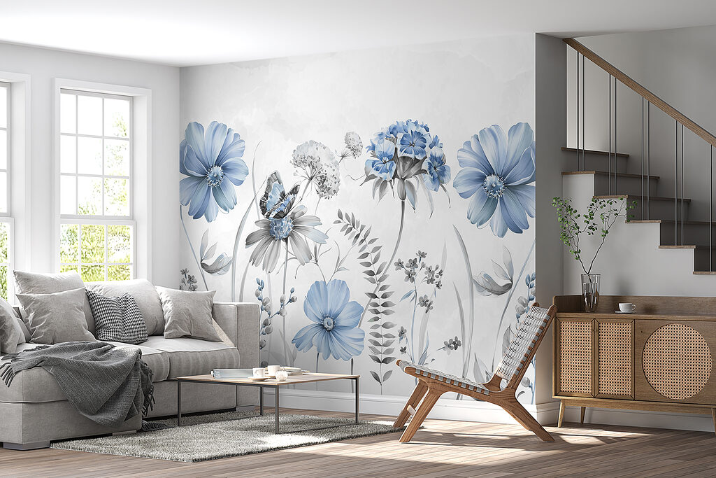 Flores silvestres com borboleta — interior 3