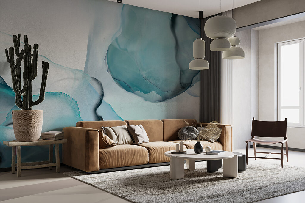 Manchas de tinta azul — interior 5