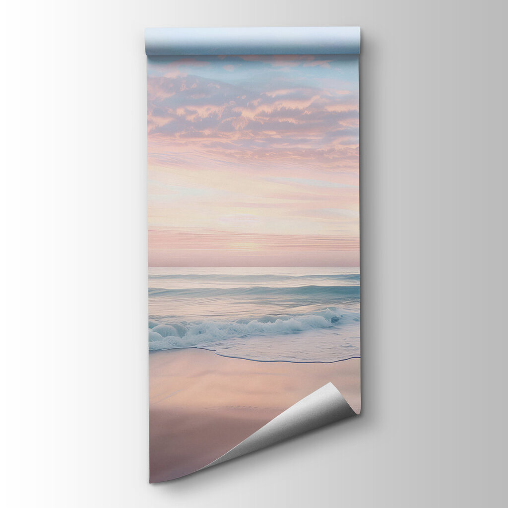 Entardecer na praia — vista do produto