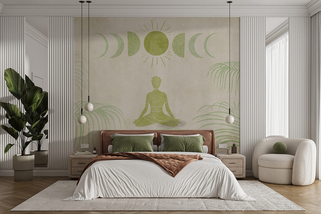 Meditação sob a lua — interior 1