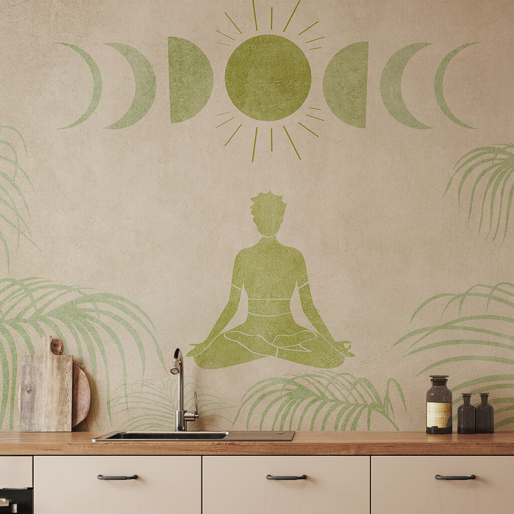 Meditação sob a lua — interior 2