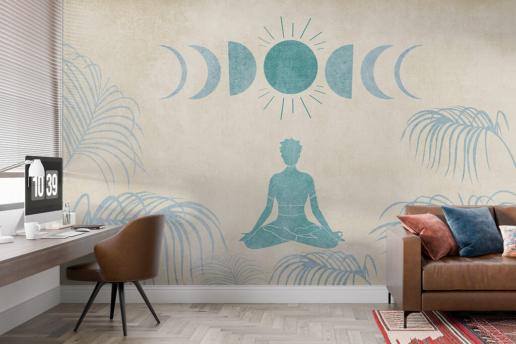 Meditação sob a lua — interior 2