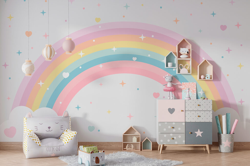 Arco-íris com estrelas — interior 2