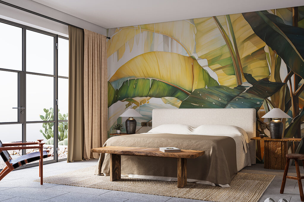 Folhas verdes ao sol — interior 2
