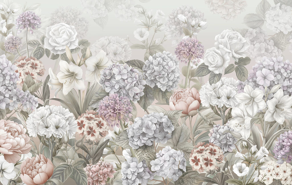 Flores de jardim — design completo