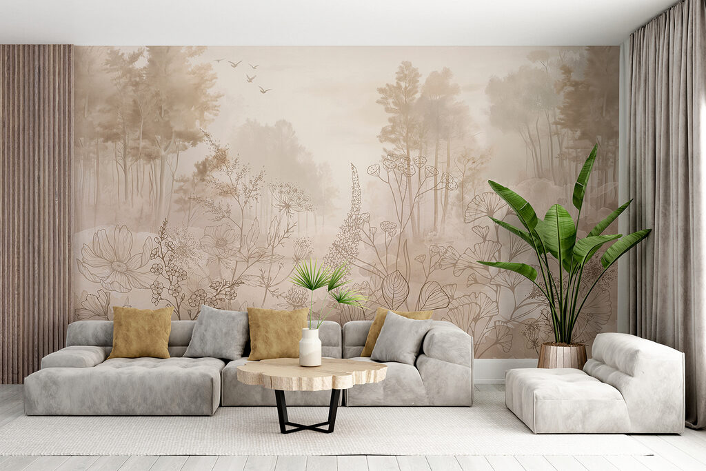 Flores junto ao bosque — interior 3